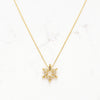 Sterling, Gold Or Marquesite Butterfly/Star Of David Necklace