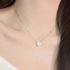 Sterling Silver CZ Diamond By The Yard Necklace