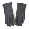 Text Friendly Faux Leather Stitch Gloves