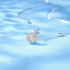 Sterling Silver CZ Diamond By The Yard Necklace