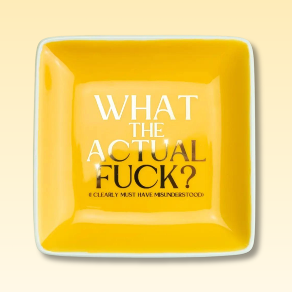 What The Actual F*ck Square Trinket Tray