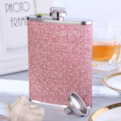 Stainless Glitter Flasks