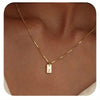 Initial Tag Necklace