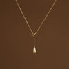 Gold Water Drop Necklace