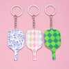 Decorative Pickleball Keychains