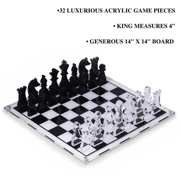 Acrylic Chess Set