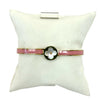 Enamel Inlay Clover Station Bangle Bracelet