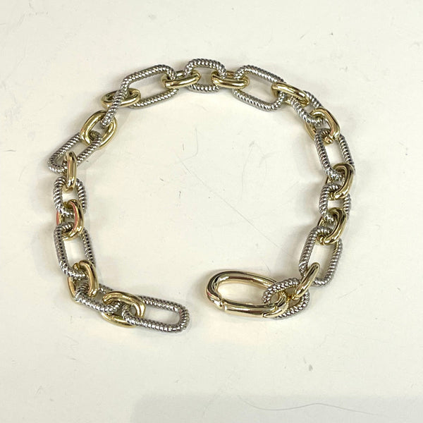 Gold/Silver Link Bracelet