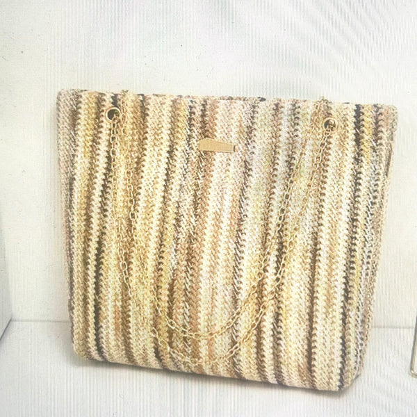 Natural Woven Straw Shoulder/Clutch Bag