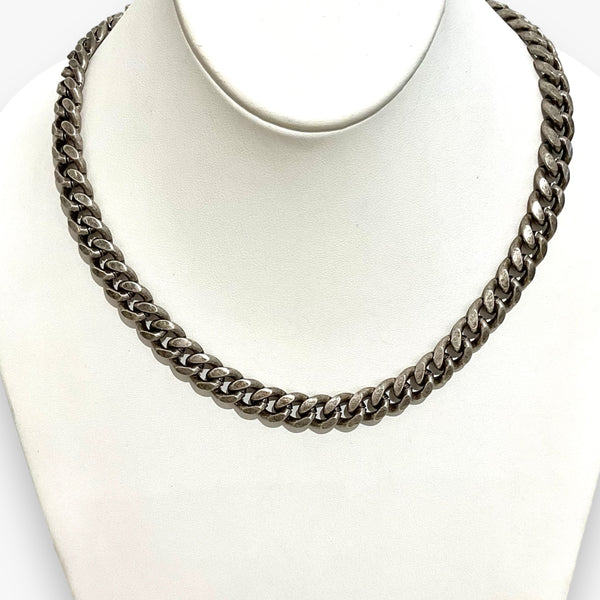 Thick Curbchain Toggle Necklace