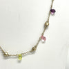 Gold And Colorful Gemstone Long Necklace