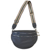 Double Zip Fanny Pack/Sling Bag Grey