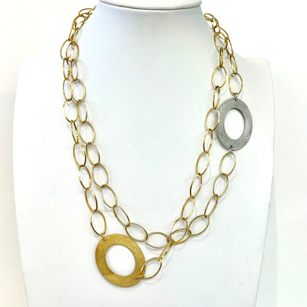 Italian Beauty Oval Necklace