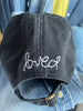 Kerri Rosenthal Embroidered Heart Baseball Hat