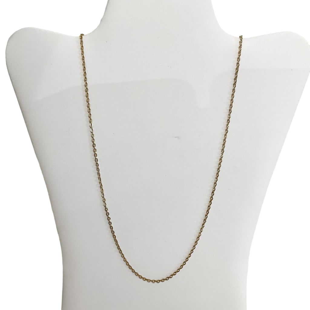 Long Gold Chain Necklace