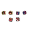 Multicolor Crystal Stud Earrings