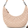 Crescent Shaped Quilted Shoulder/Handbag