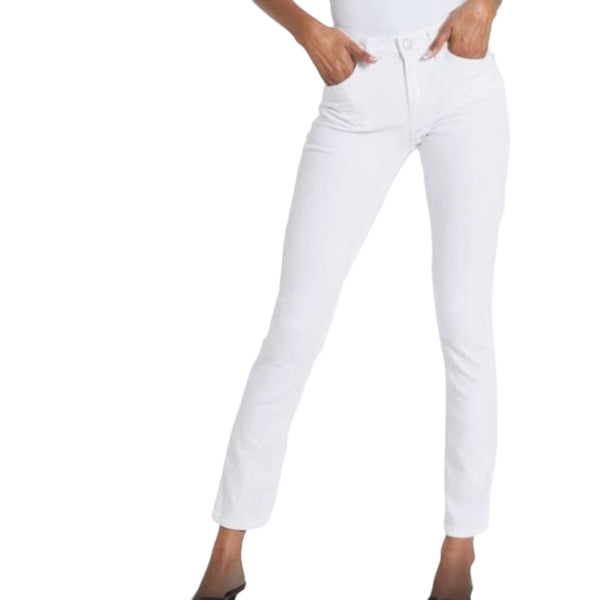 Gisele Optic White High Rise Skinny Jeans