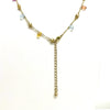 Gold And Colorful Gemstone Long Necklace