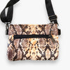 Snakeskin Bum Crossbody Bag