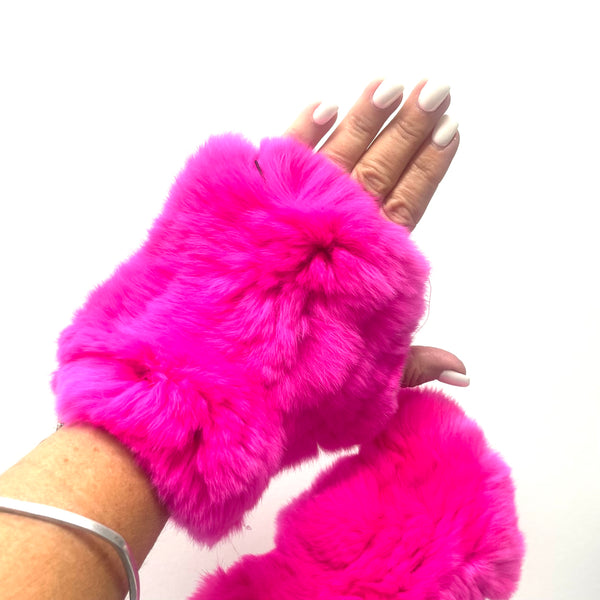 Rex Rabbit Fingerless Mittens