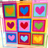 Colorful Acrylic Heart Trays