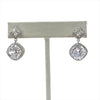 Elegant CZ and Pave Dangling Earrings