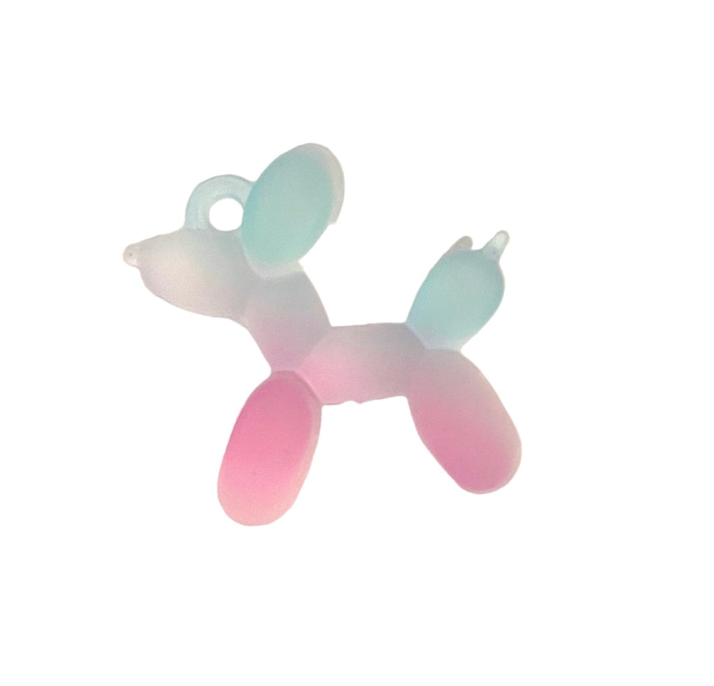 Candy Color Balloon Dog Charm