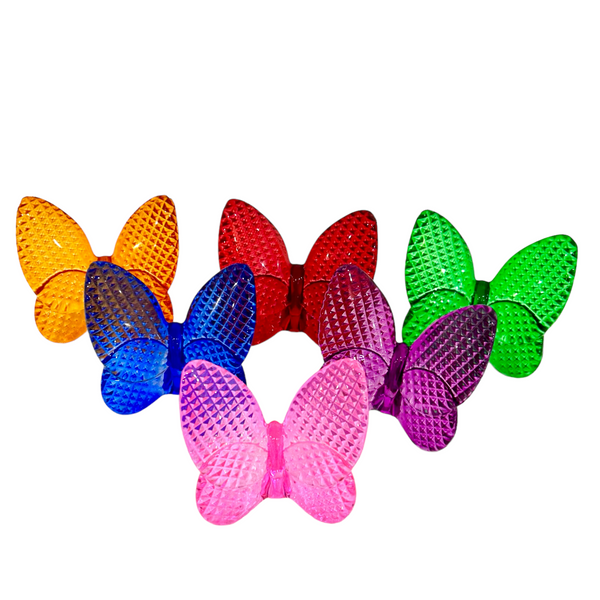 Textured  Crystal Butterflies