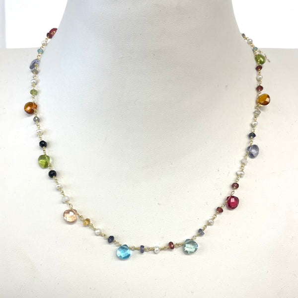 Gum Drop Rainbow Necklace