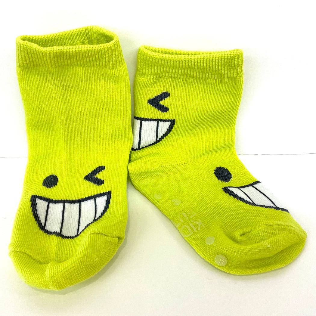 Toddler's Funny Face Crew Socks (Size Small) – Accessorize Me