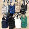 Water Bottle Puffer Crossbody Bag (8 colors)