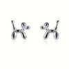 Sterling/Gold Filled Tiny Balloon Dog Earrings