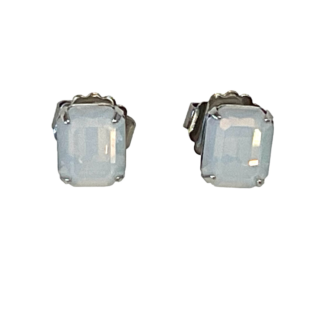 Emerald Cut Crystal Baguette Posts