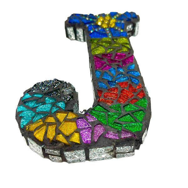 Decorative Mosaic Initial Wall Plaque