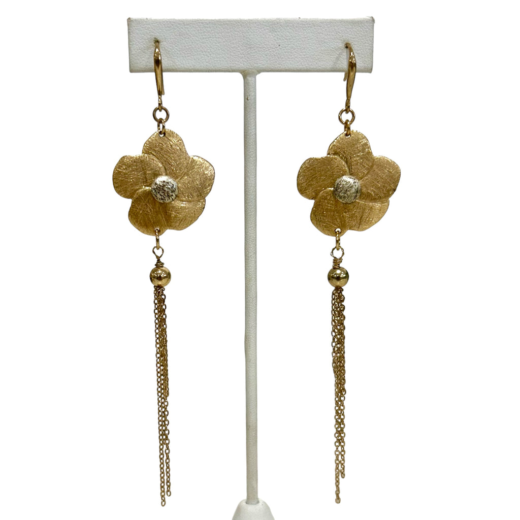 Flower & Tassel Earring