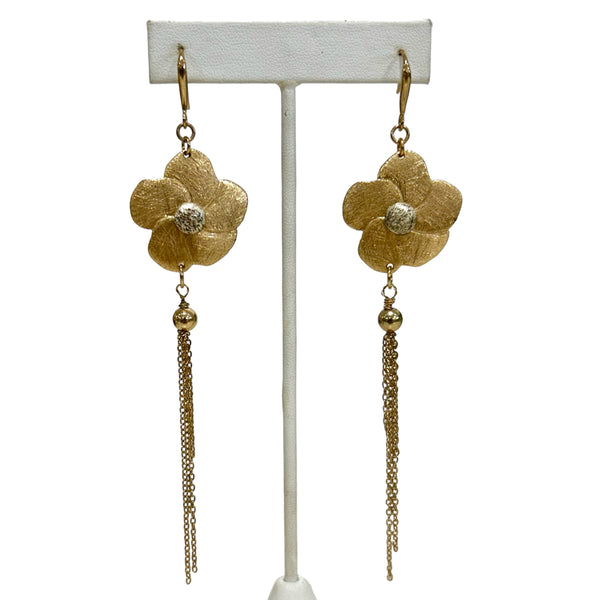 Flower & Tassel Earring