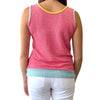 Color Block Patched Pocket Knit Tank Top