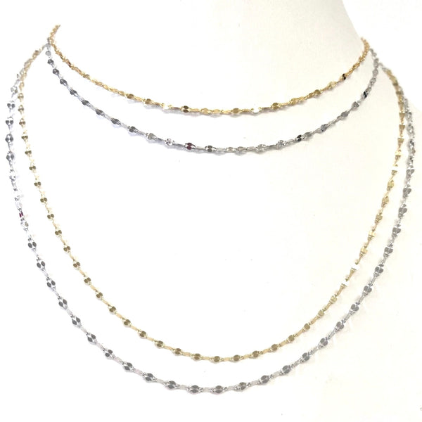 Dainty Sparkle 12" Choker or 16" Necklace