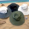 50+ SPF Adjustable SunShade Sun Hat With Strap And Ponytail Slot