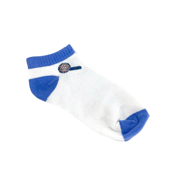 Periwinkle Ankle Tennis Socks