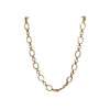 Small and Large Circle Link Chain Necklace