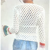 Crocheted Button-Down Sweater