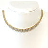 Garcelle CZ And Curb Chain Choker/Necklace