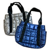 Nylon Quilted Shoulder Tote