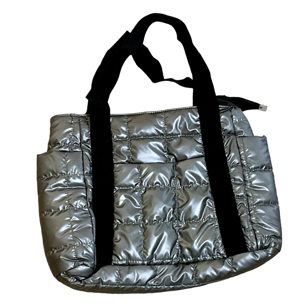 Nylon Quilted Shoulder Tote