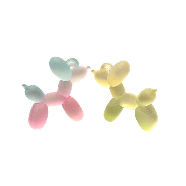 Candy Color Balloon Dog Key Chain