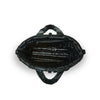 Two Faced Reversible Fur/Nylon Tote With Crossbody Bag