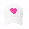 Kerri Rosenthal Embroidered Heart Baseball Hat