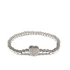 Pave Heart 4 MM Bracelet